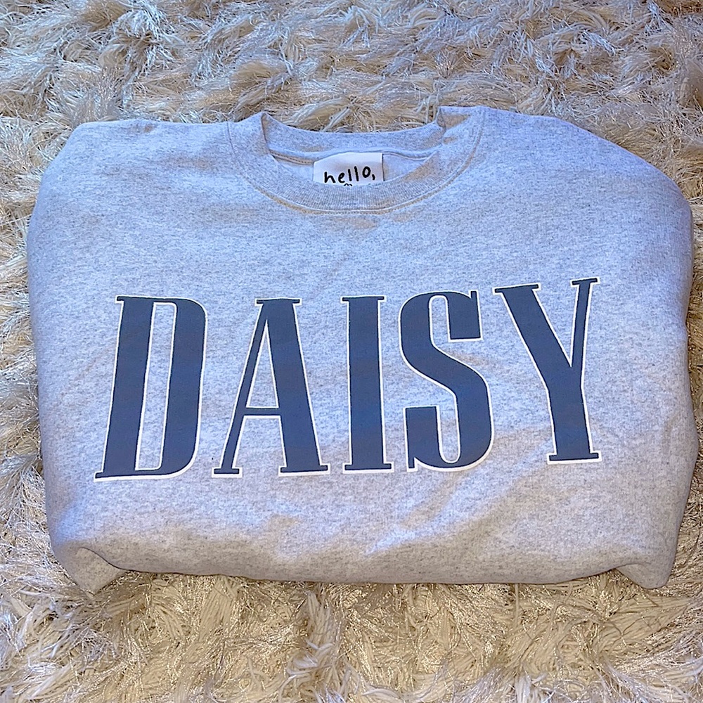 Gray DAISY Sweatshirt